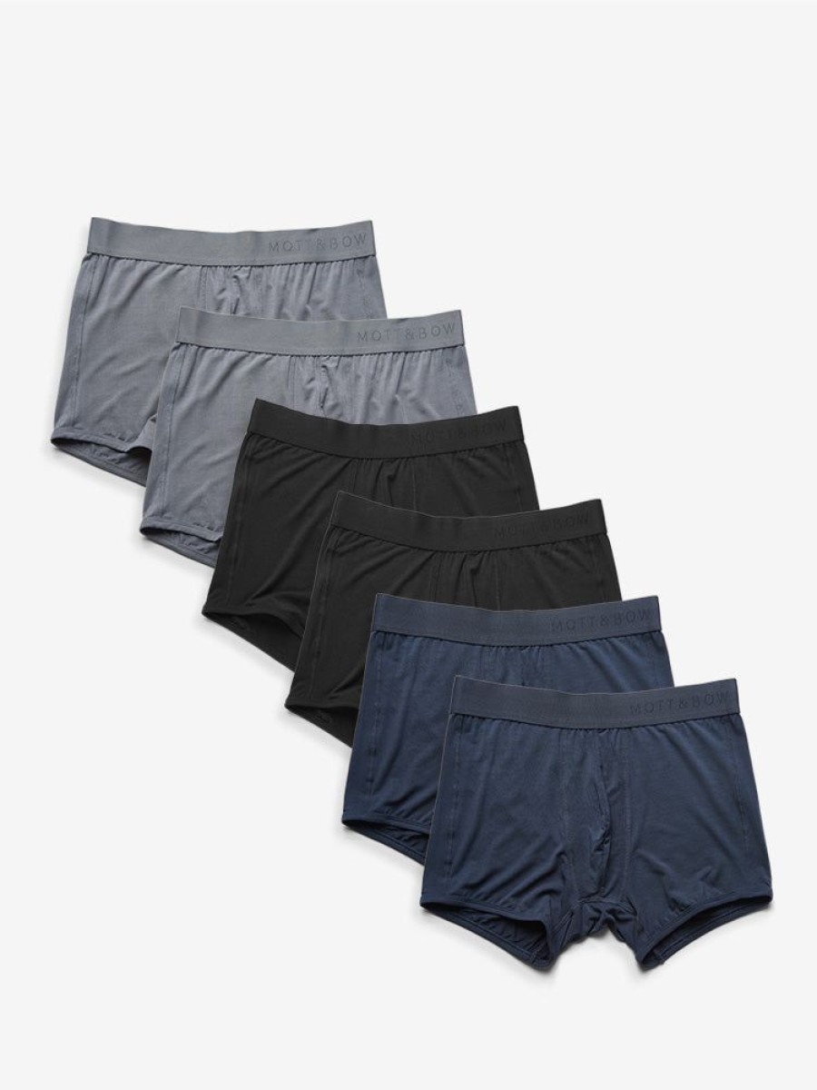 Men Mott & Bow Underwear | Trunks 6-Pack