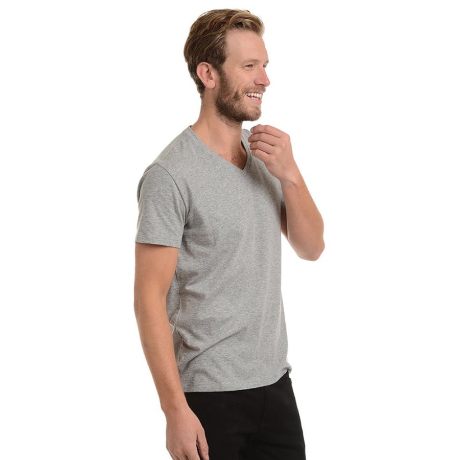 Men Mott & Bow Tees | Classic V-Neck Driggs Tee