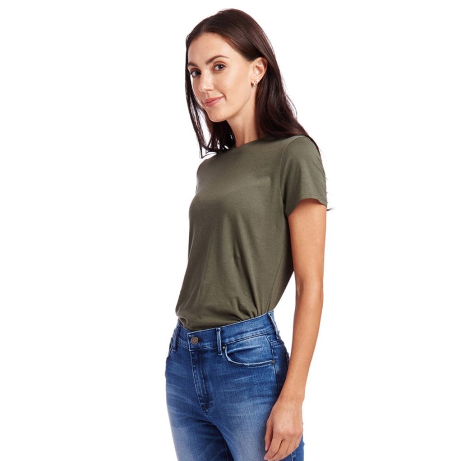 Women Mott & Bow Tees | Fitted Crew Marcy Tee