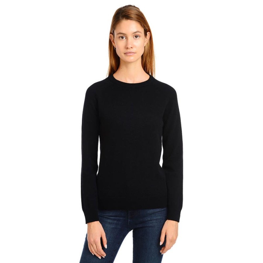 Women Mott & Bow Sweaters | Cashmere Raglan Crew Cambridge Sweater