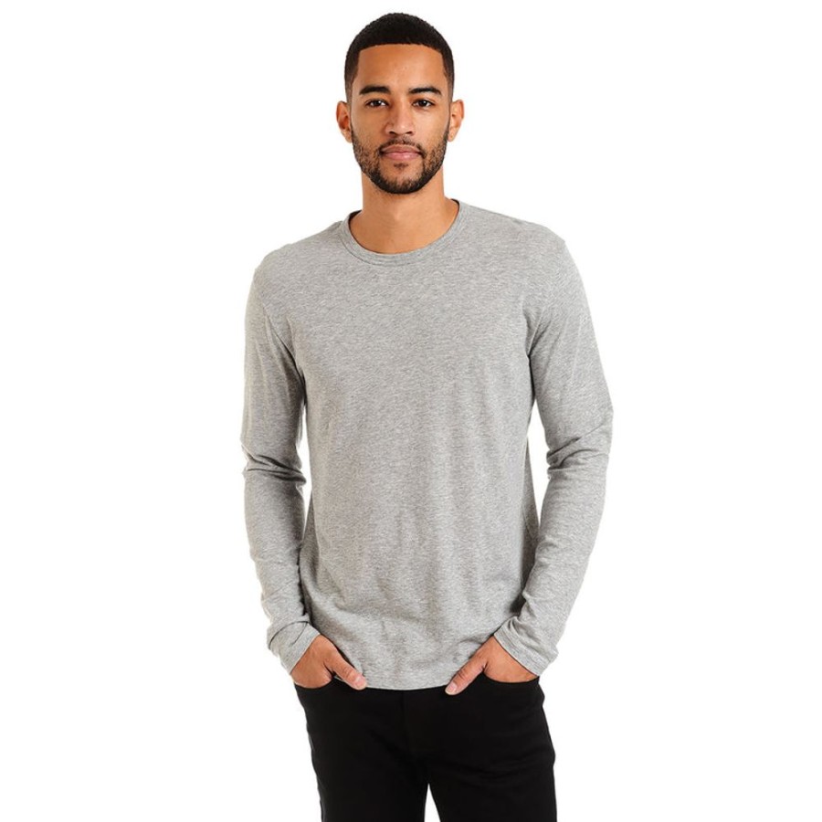 Men Mott & Bow Tees | Long Sleeve Crew Tee Driggs