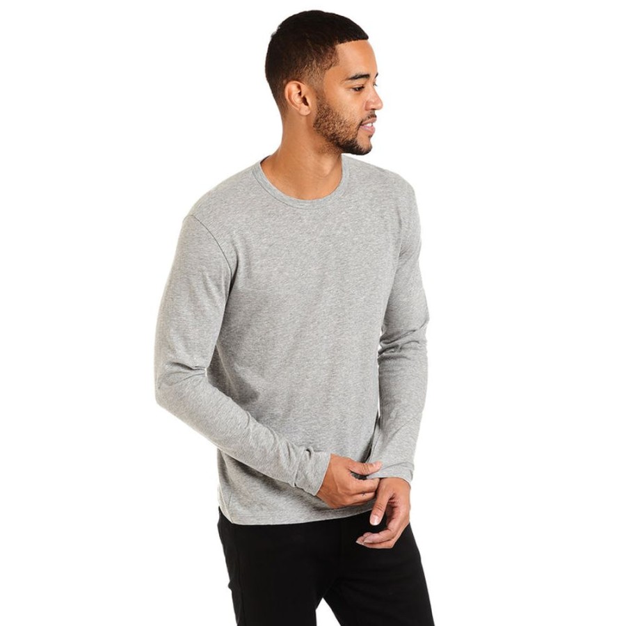 Men Mott & Bow Tees | Long Sleeve Crew Tee Driggs