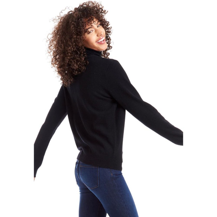 Women Mott & Bow Sweaters | The Cashmere Turtleneck Willow Sweater