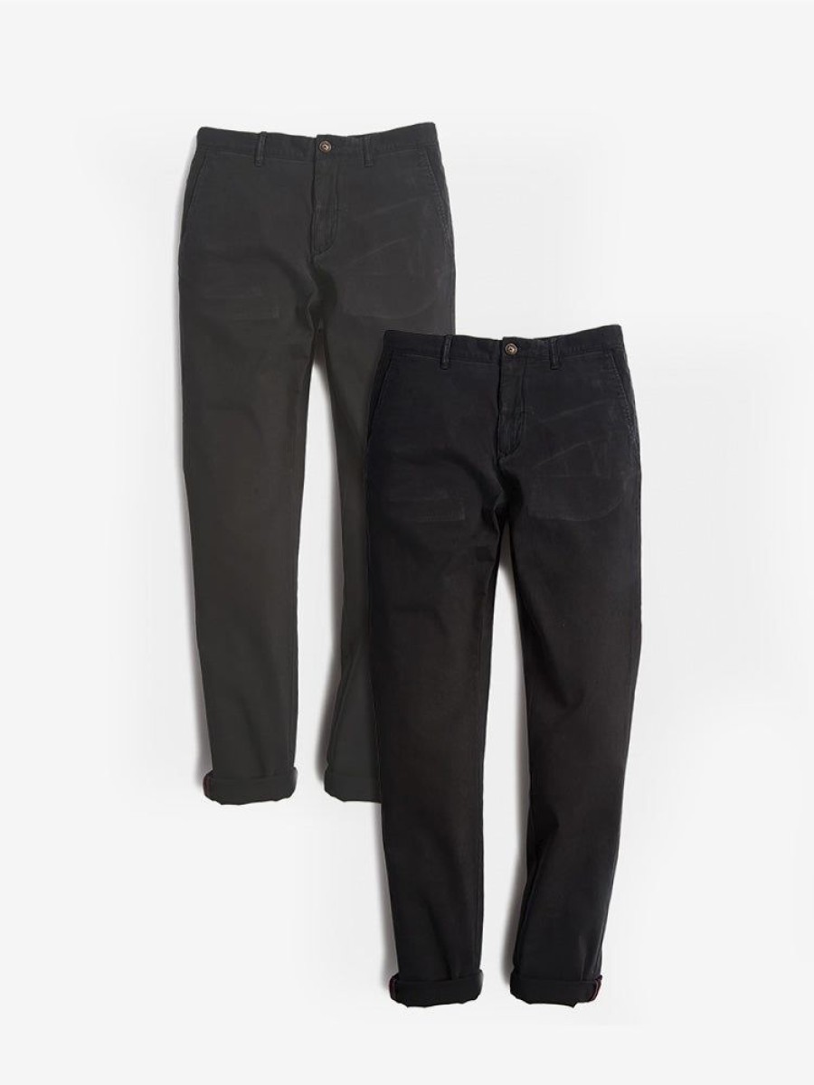 Men Mott & Bow Pants | The Twill Chino Charles 2-Pack