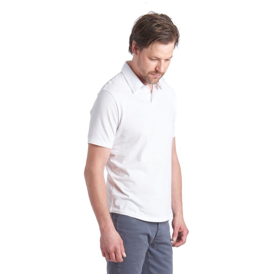 Men Mott & Bow Polos | Jersey Sueded Polo