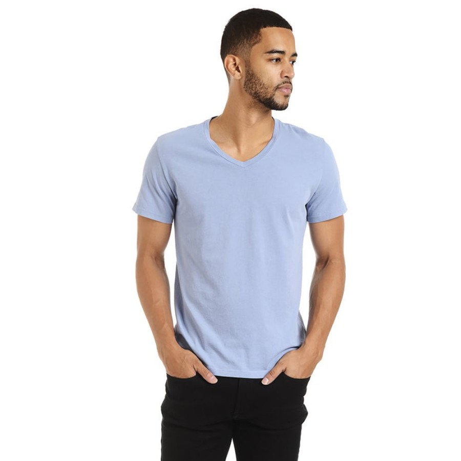 Men Mott & Bow Tees | Classic V-Neck Driggs Tee