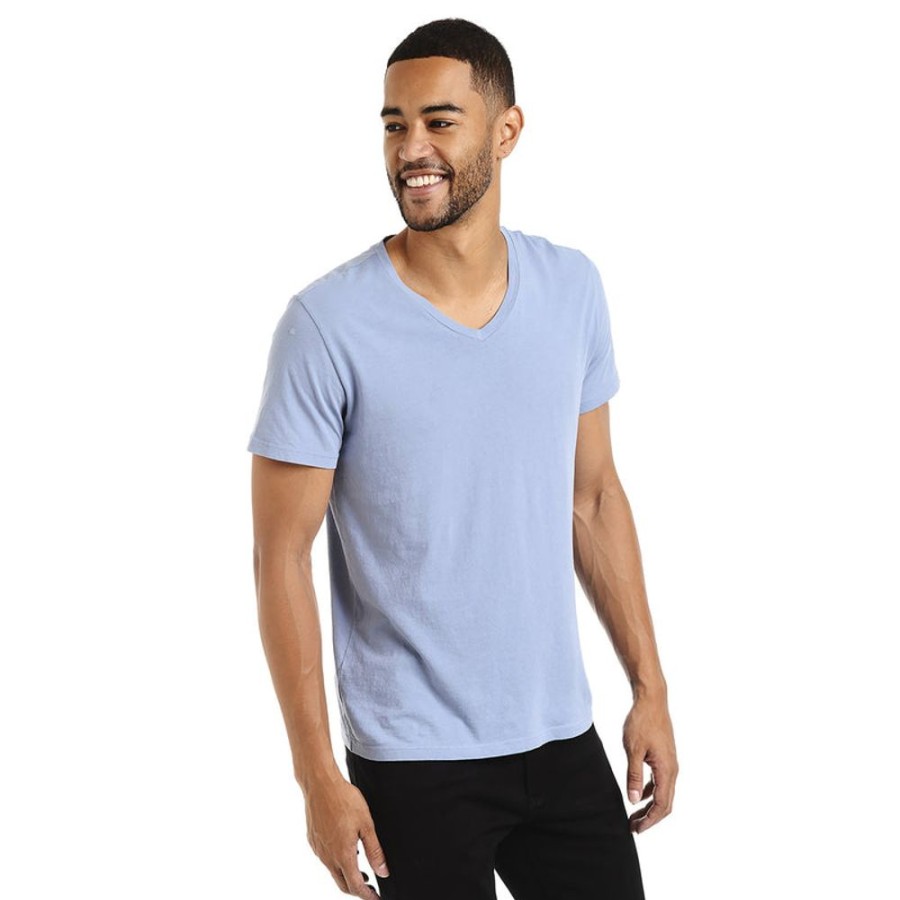 Men Mott & Bow Tees | Classic V-Neck Driggs Tee