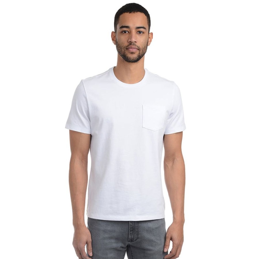 Men Mott & Bow Tees | Heavyweight Pocket Carlton Tee