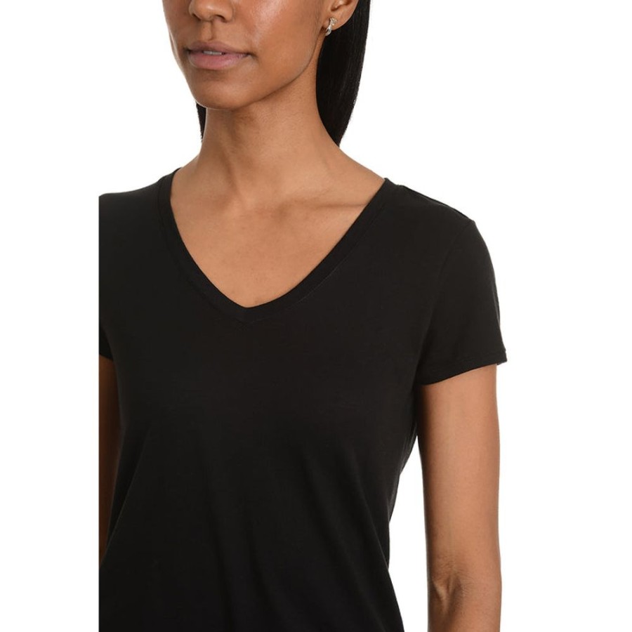 Women Mott & Bow Tees | Fitted V-Neck Marcy Tee