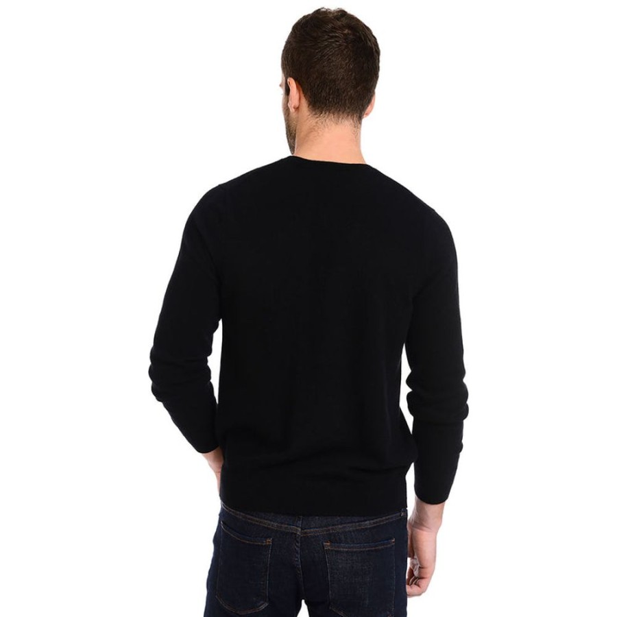 Men Mott & Bow Sweaters | Classic Cashmere V-Neck Bergen Sweater