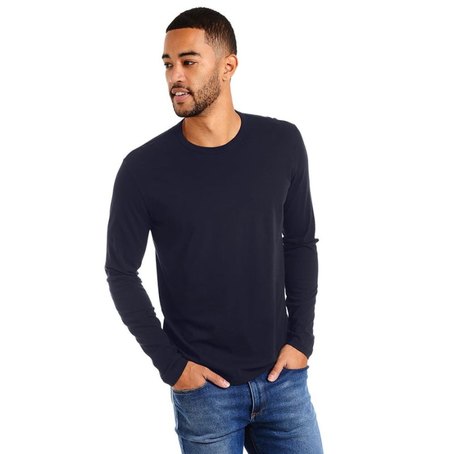 Men Mott & Bow Tees | Long Sleeve Crew Tee Driggs