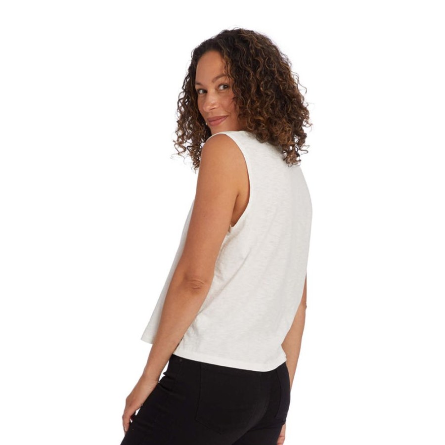 Women Mott & Bow Tees | Relaxed Slub Tank Tee