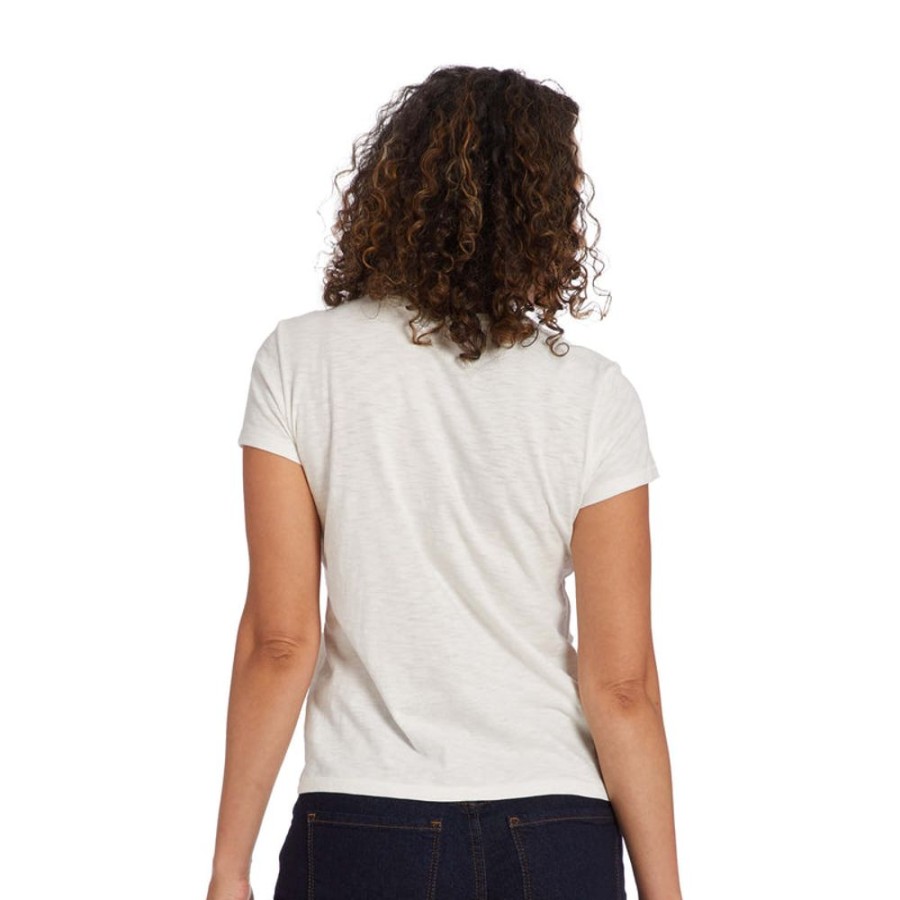 Women Mott & Bow Tees | Classic Crew Slub Tee