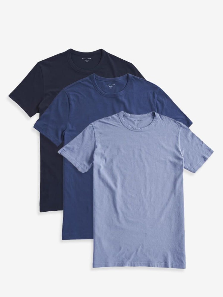 Men Mott & Bow Tees | Classic Crew Driggs 3-Pack