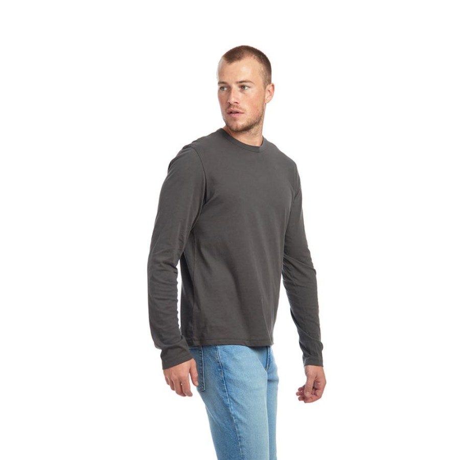 Men Mott & Bow Tees | Long Sleeve Crew Tee Driggs