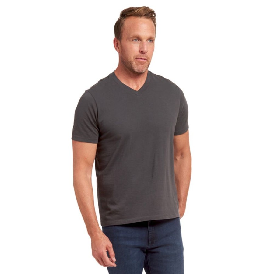 Men Mott & Bow Tees | Classic V-Neck Driggs Tee