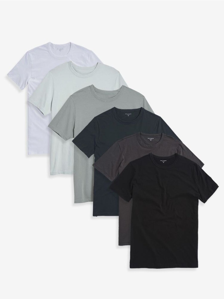 Men Mott & Bow Tees | Classic Crew Driggs 6-Pack