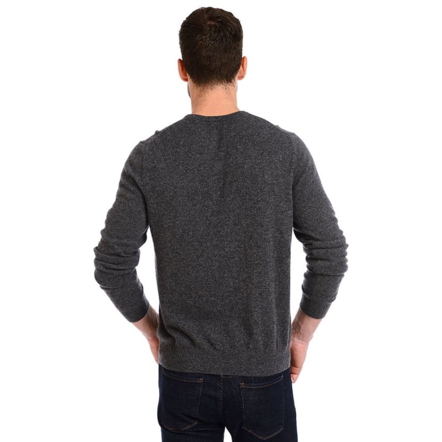 Men Mott & Bow Sweaters | Classic Cashmere V-Neck Bergen Sweater