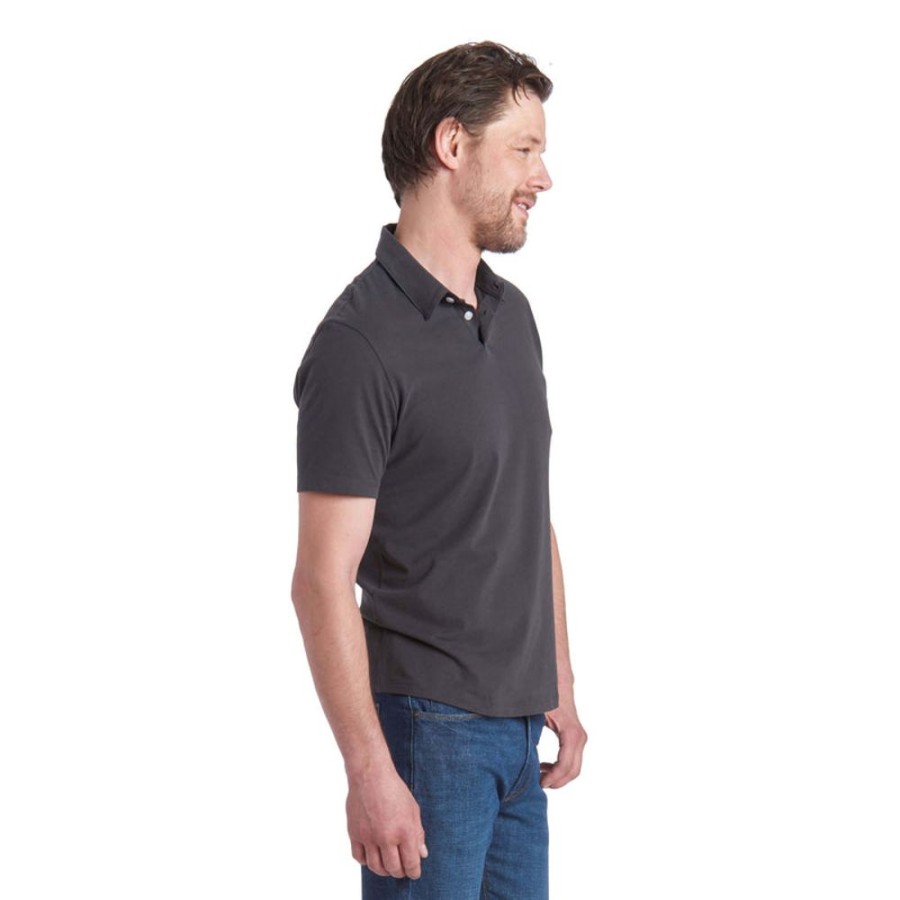 Men Mott & Bow Polos | Jersey Sueded Polo