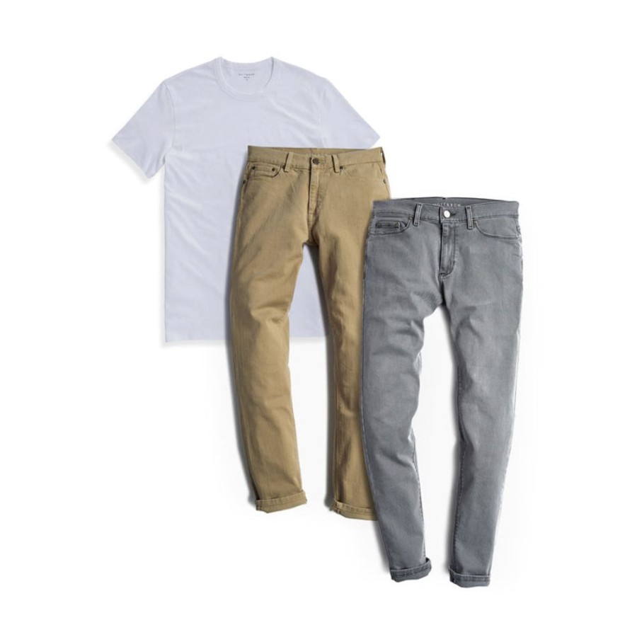 Men Mott & Bow Skinny | Set 01: 2 Jeans + 1 Driggs Tee