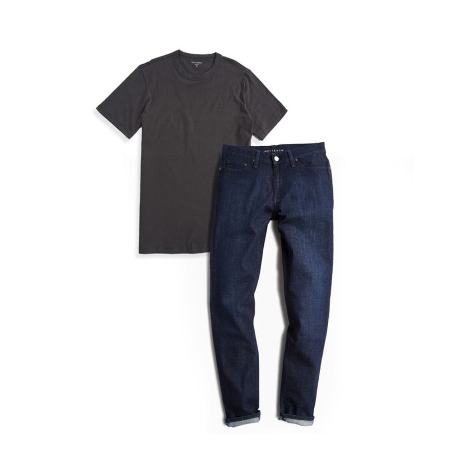 Men Mott & Bow Skinny | Set 07: 1 Pair Of Jeans + 1 Driggs Tee