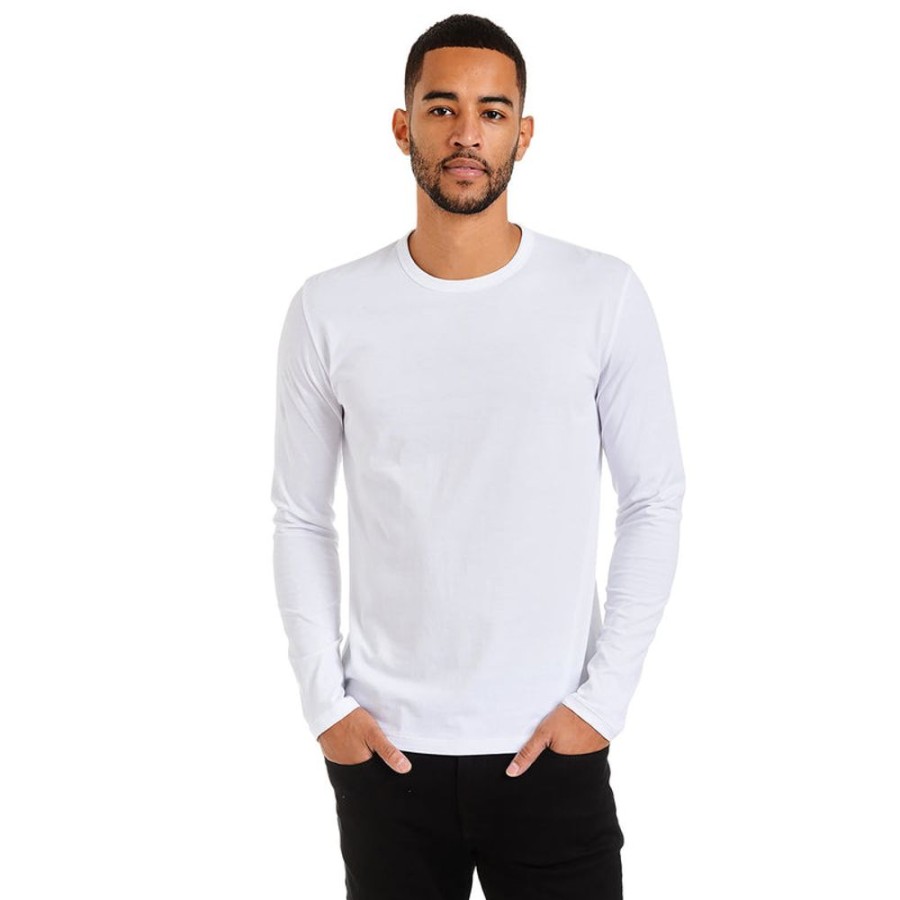 Men Mott & Bow Tees | Long Sleeve Crew Tee Driggs