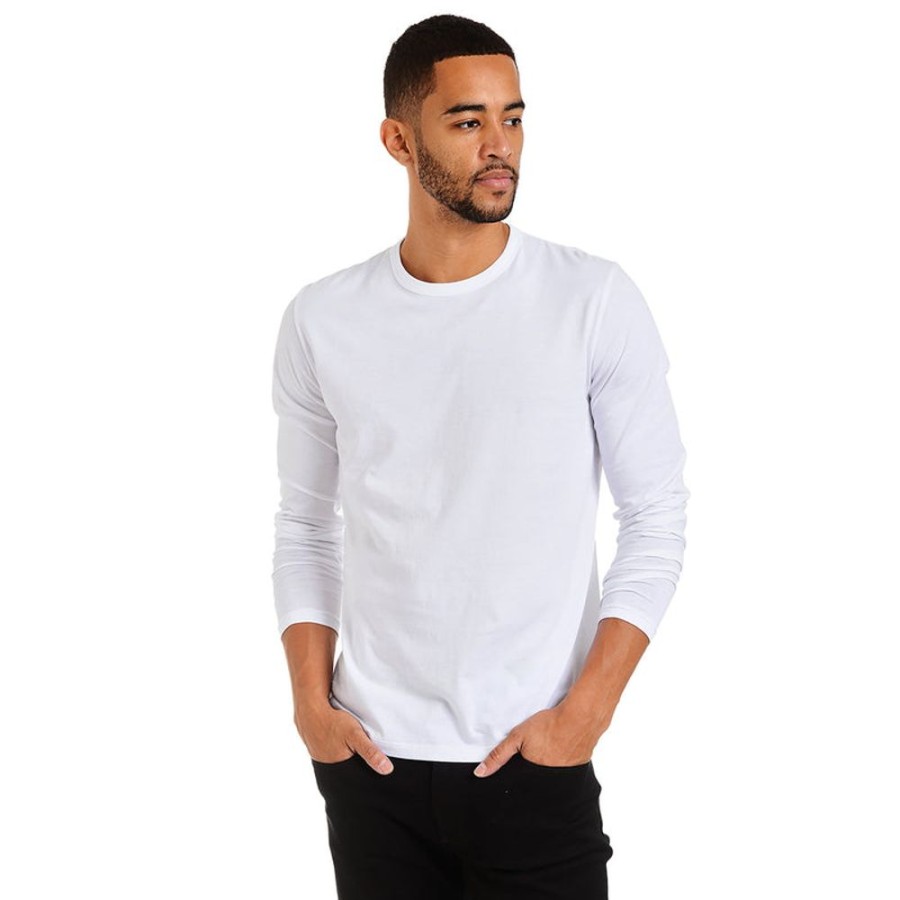 Men Mott & Bow Tees | Long Sleeve Crew Tee Driggs