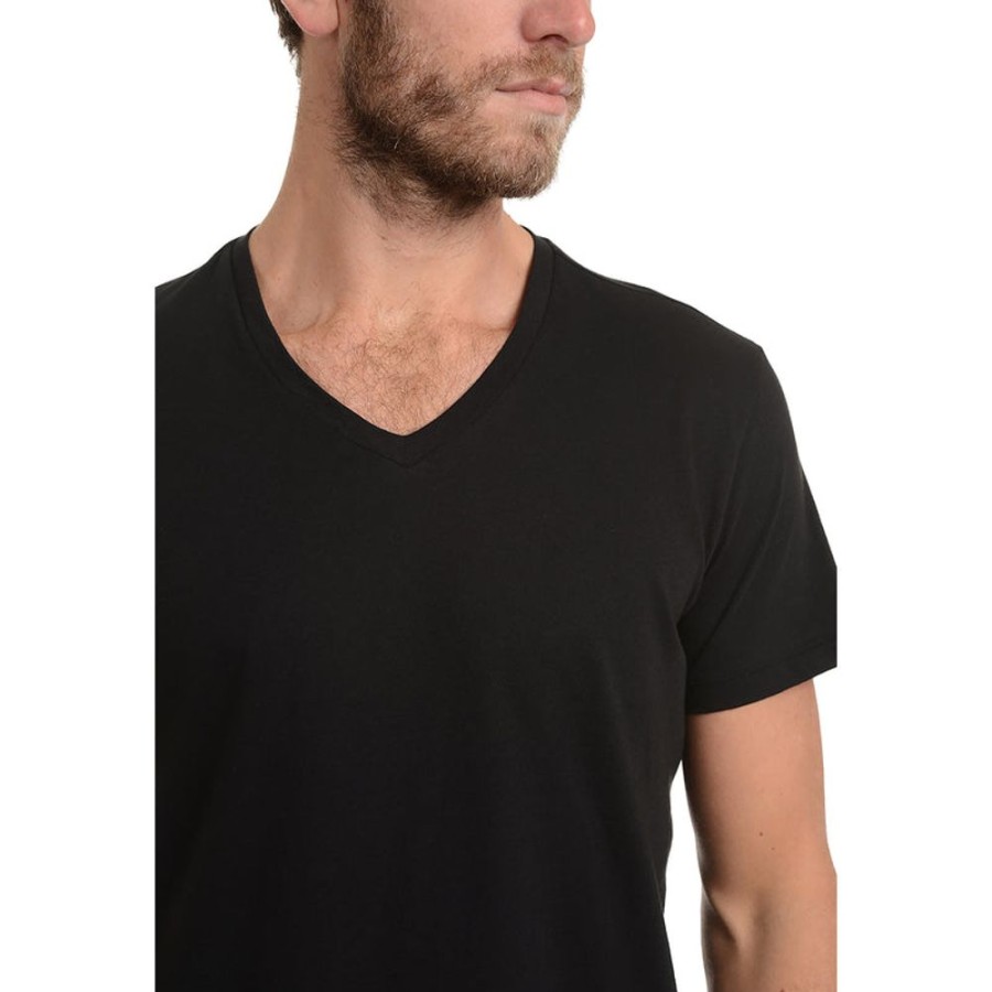 Men Mott & Bow Tees | Classic V-Neck Driggs Tee