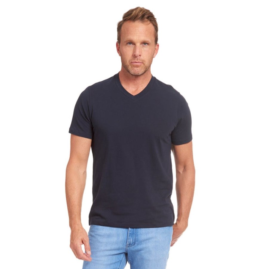 Men Mott & Bow Tees | Classic V-Neck Driggs Tee